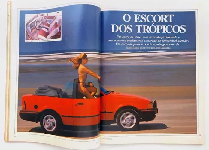 Escort XR3 Conversível, Santana Quantum 1987 - Revista Quatro Rodas