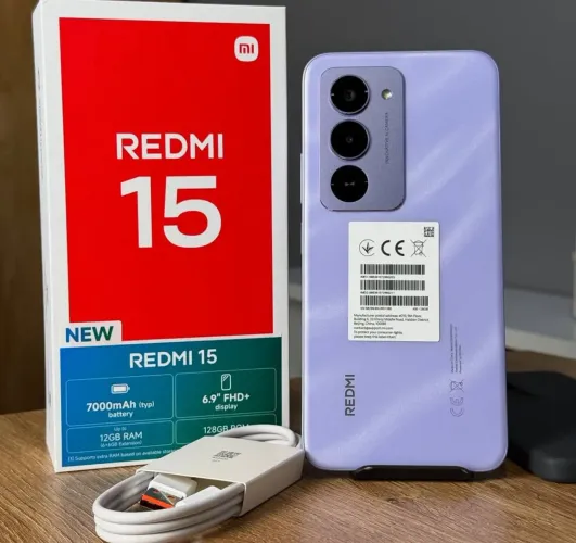 Novo!!! Redmi 15 - 128/6 gb. 4G em até 12x