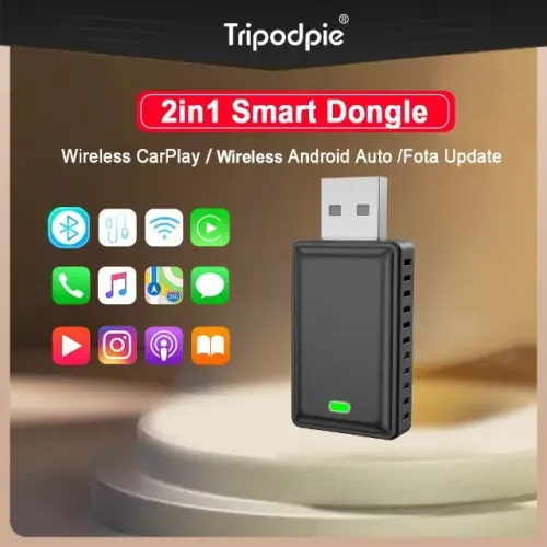 Adaptador Sem Fio Apple Car Play / Android Auto Wireless