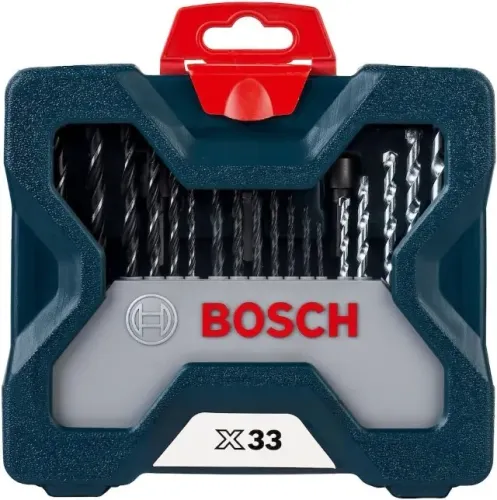 Kit de Brocas e Bits da Bosch com 33 Peças X-Line 33 com maleta - Lacrado e Original