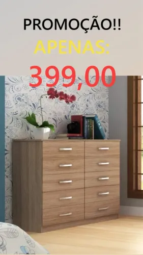 Cômoda 10 gavetas