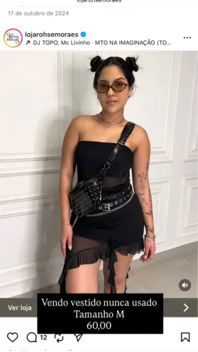 Vestido despojado para festa