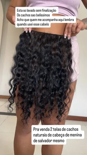 cabelo cacheado natural  