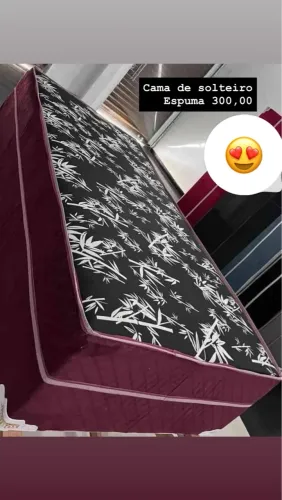 Cama de solteiro espuma 300 com entrega grátis l 