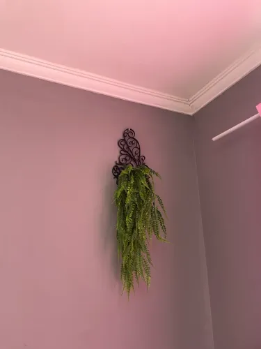 Samambaia artificial com pendente