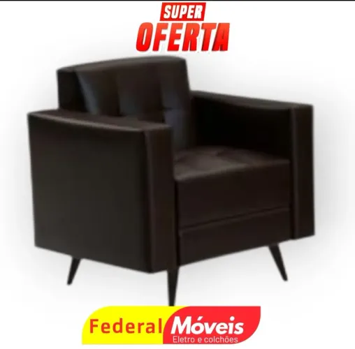 Poltrona 1 Lugar - NOVA - Confortável, elegante e resistente