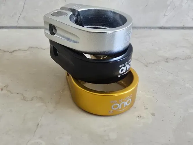 Abraçadeira de canote de selim BIKE vintage, anos 90, para canote 26,8mm (nova)