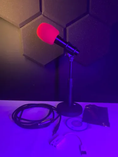 Kit Podcast Solo Com Microfone Dinâmico