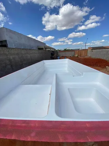 Piscina cor branco ou azul 9 mts instalada