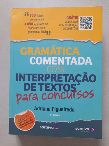 Livro Gramática Comentada Adriana Figueiredo
