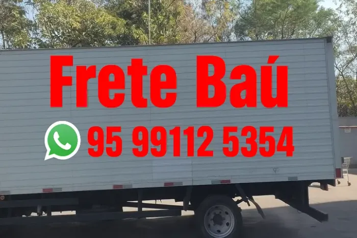 Frete para mudança e transporte - caminhao bau fechado