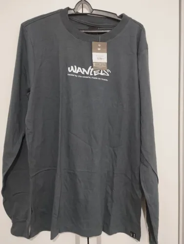 Camiseta Manga Longa Wanted - Verde Escuro