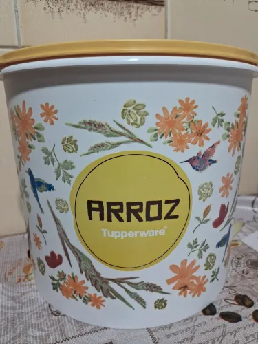 Pote para arroz 5kg - Tupperware 