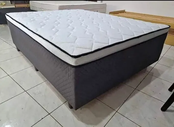 Camas De Casal Com Espuma + Garantia De Fábrica