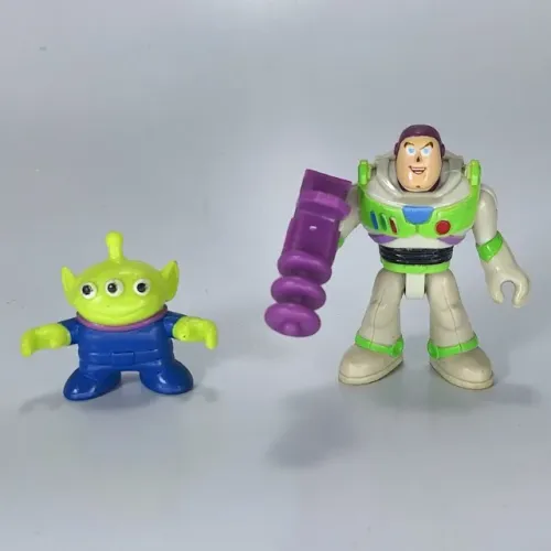 Bonecos Buzz e Alien Imaginext (Usado)