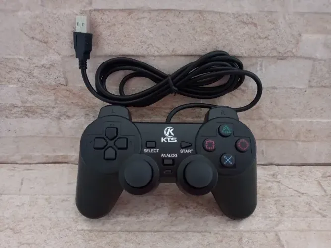 Controle Com Entrada Usb Joystick Games Pc e Ps3
