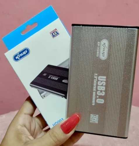 Case de Alumínio para HD / SSD 2.5 USB 3.0 (externa)