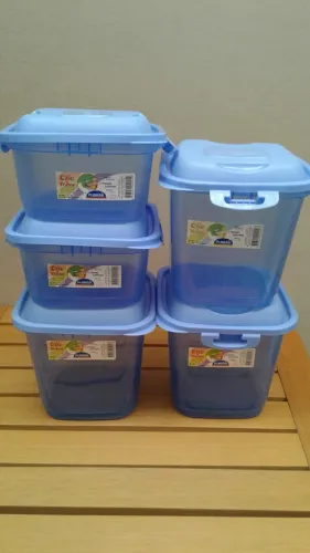 Kit 5 Potes Clic & Trave Plasútil
