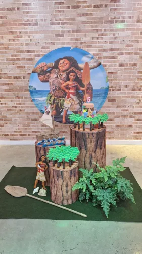 Capa da moana para painel redondo