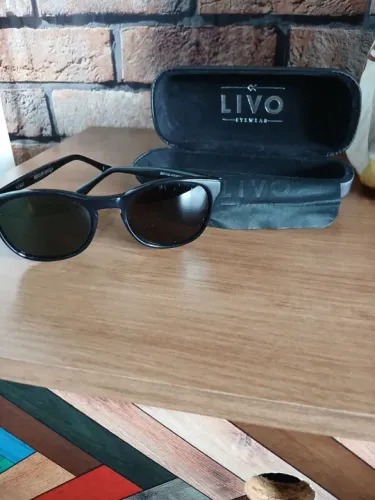 Óculos Escuros Livo Eyewear Art Solar Preto