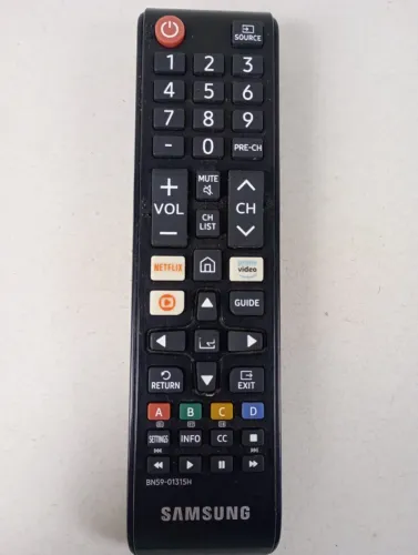 Controle Remoto Original Samsung Smart TV (BN59-01315H - Netflix/Prime/Globoplay)