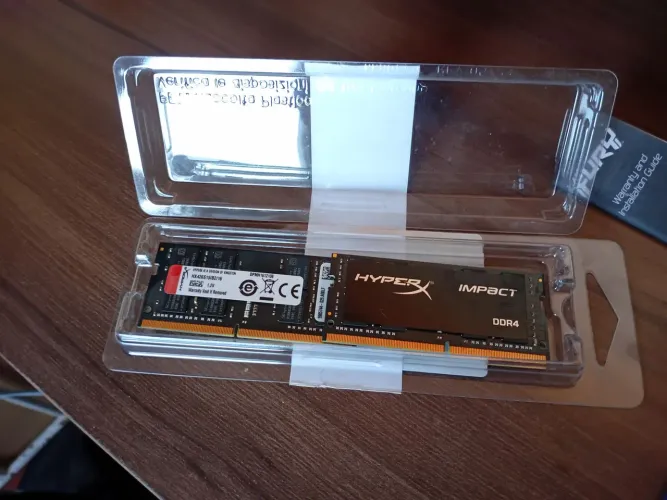 Memória ram hyperx (2x16) ddr4 3200mhz para notebook