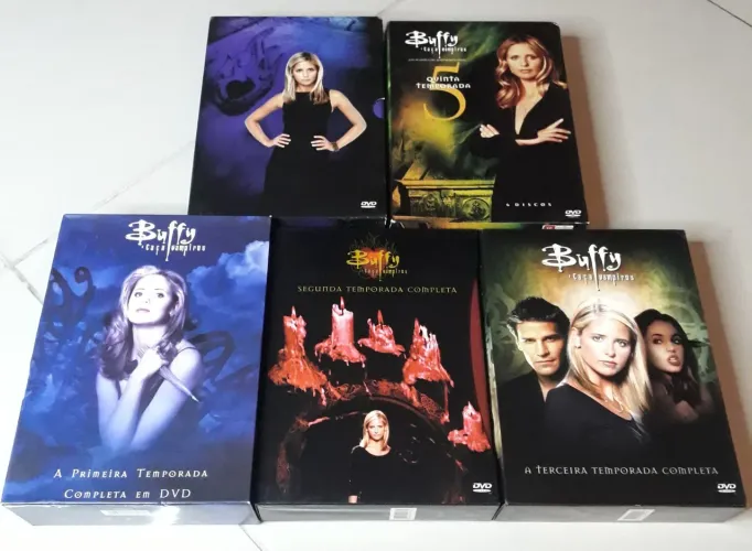 BOX DVD Buff a caça vampiros 1 ao 5 Temporadas Original