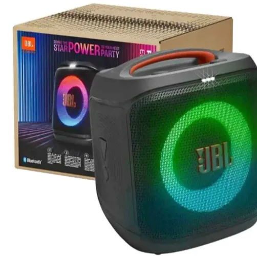 Jbl partybox 2 completa 2 microfone