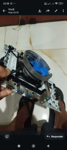 Kit Placa mae e processador x99