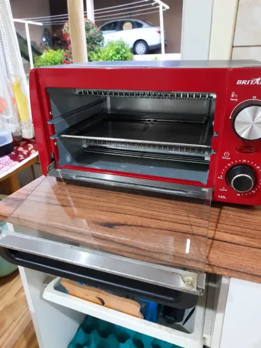 Forno Elétrico Britânia 10L BFE10V 220V Vermelho