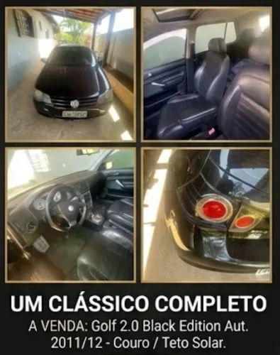 Volkswagen Golf Black Editon 2.0 MI T. Flex 8V TIP 2012