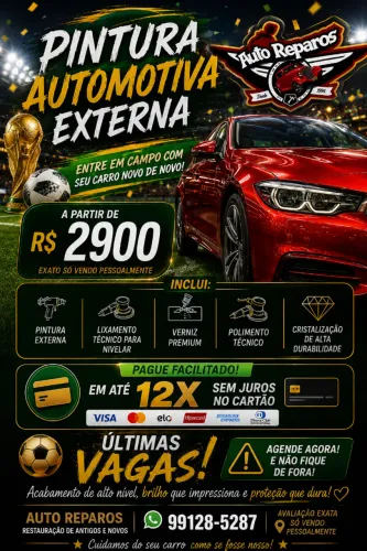 Pintura automotiva RJ pilares