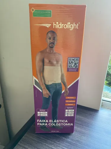 Cinta Faixa abdominal para colostomia - Na caixa nunca usada