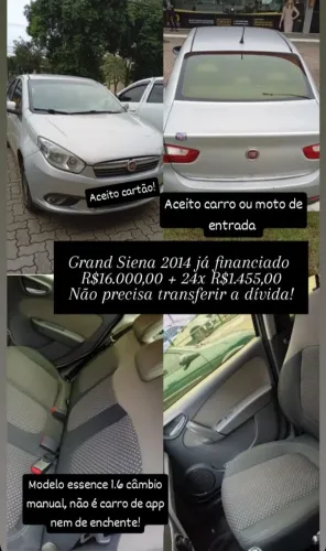 Fiat Grand Siena Essence 1.6 Flex 16V 2014