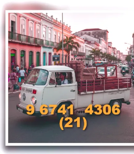 Frete (21) 9/6741/4306 em Bangu, Realengo, Campo Grande, Padre Miguel e Deodoro