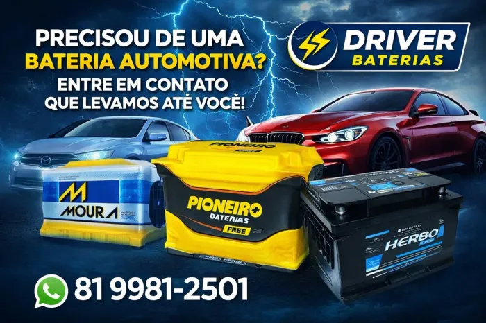Bateria de carro - 45 - 50 - 60 Ah ( entrega e instalação com frete grátis) 