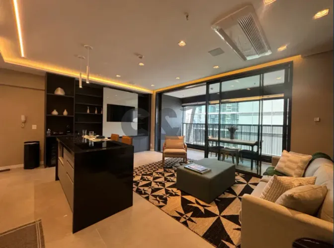 Apartamento Mobiliado - 1 Dormitórios (Suíte) para alugar no Brooklin, São Paulo - SP