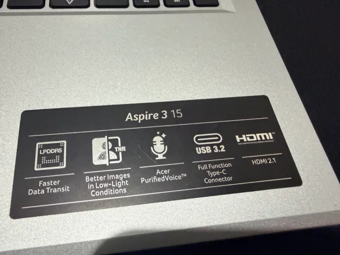 Notebook Acer Aspire 3 15 intel core i3