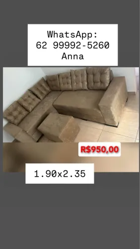 Sofá de canto Novo ((///-///))*