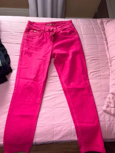 Calça Opção rosa tamanho 38