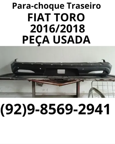 Para-choque traseiro fiat toro 16/18 