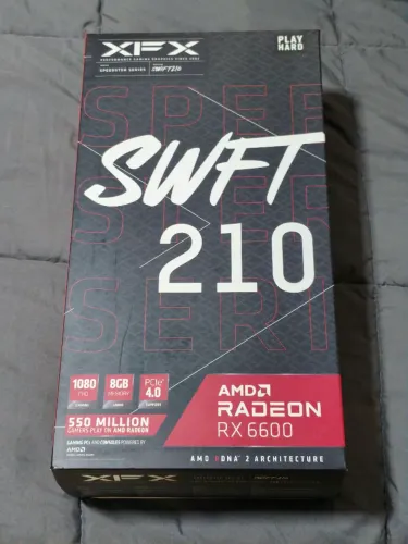 PLACA DE VÍDEO XFX AMD RADEON RX 6600 SWFT 210