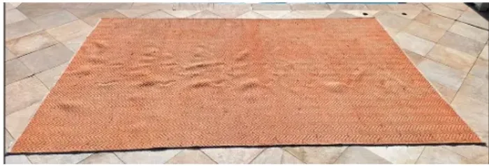 Tapetes Indianos Artesanais Estilo Kilim 190 x 305 cm