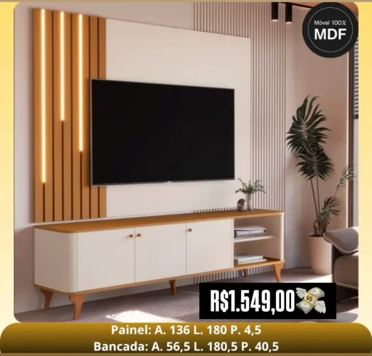 Painel com Bancada