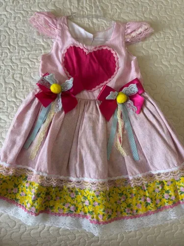 Vestido junino 2/3 anos