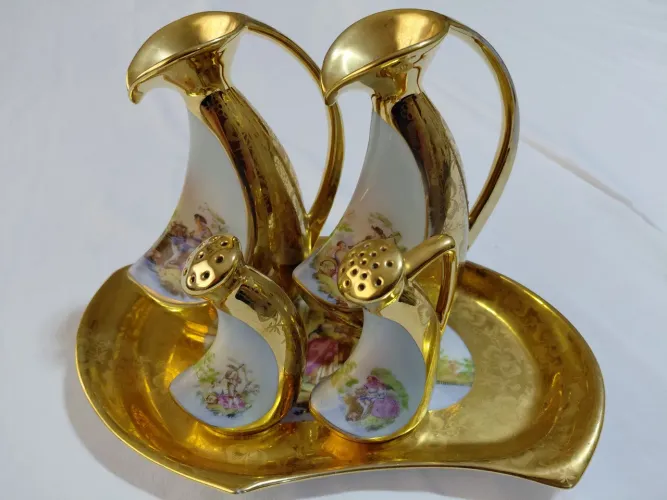 Galheteiro Antigo Porcelana Pátria Anos 60