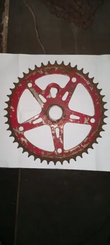 Coroa única de 46 dentes para bicicleta