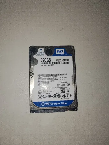HD 320GB WD notebook.