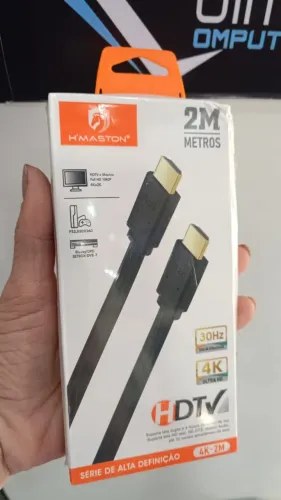 Cabo Hdmi 2 Metros 4k Alta Resolução - Hmaston Loja Coimbra Computadores Entrega