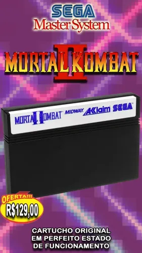 Mortal Kombat II - Master System (Original e Testado!)